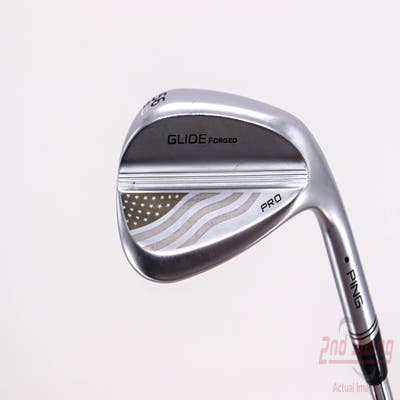 Ping Glide Forged Pro Wedge Sand SW 56° 10 Deg Bounce S Grind Z-Z 115 Wedge Steel Wedge Flex Right Handed Black Dot 35.5in