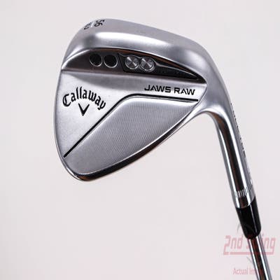 Callaway Jaws Raw Chrome Wedge Sand SW 56° 10 Deg Bounce J Grind Dynamic Gold Spinner TI Steel Wedge Flex Right Handed 35.0in
