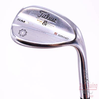 Titleist Vokey SM6 Tour Chrome Wedge Lob LW 60° 10 Deg Bounce S Grind SM6 BV Steel Wedge Flex Right Handed 35.0in