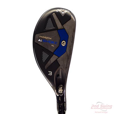 Callaway Paradym Ai Smoke HL Hybrid 3 Hybrid 18° Graphite Design Tour AD IZ-85 Graphite Stiff Right Handed 41.0in