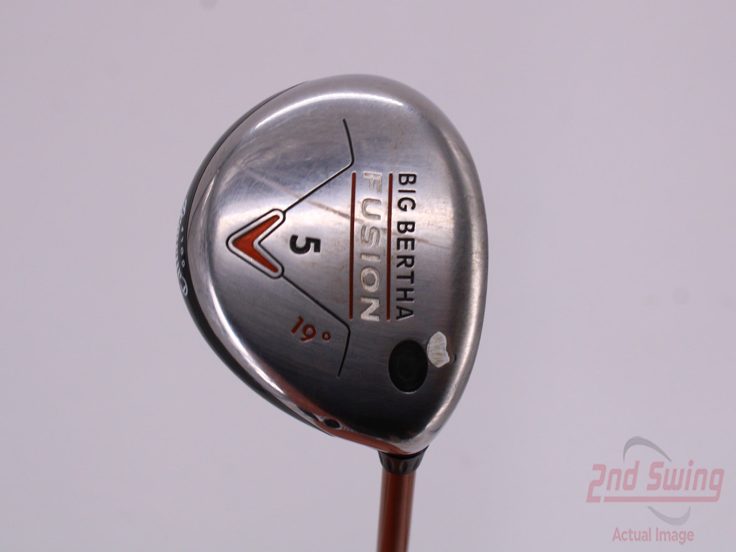 Callaway Big Bertha Fusion Fairway Wood 5 Wood 5W 19° Callaway Aldila NVS  Graphite Ladies Right Handed 41.75in