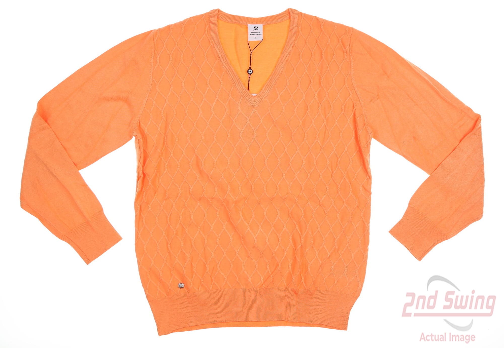 Orange cheap golf jumper