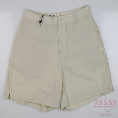 New Womens Straight Down Holly Shorts Small S Tan MSRP $99