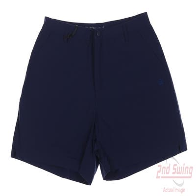 New Womens Straight Down Holly Shorts Medium M Navy Blue MSRP $99