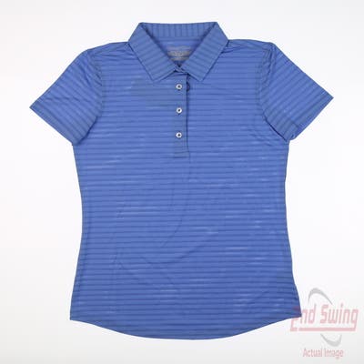 New Womens Straight Down Breeze Polo Small S Blue MSRP $88