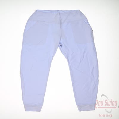 New Womens Straight Down Topia Jogger Pants Small S Blue MSRP $100