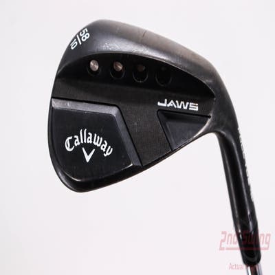 Callaway Jaws Full Toe Raw Black Wedge Lob LW 58° 10 Deg Bounce Dynamic Gold Tour Issue 115 Steel Wedge Flex Right Handed 35.0in