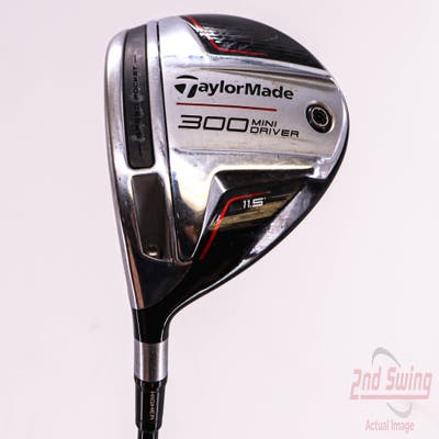 TaylorMade 300 Mini Driver 11.5° PX HZRDUS Smoke Black RDX 70 Graphite Stiff Left Handed 44.0in