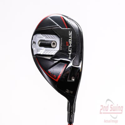 TaylorMade Stealth 2 Plus Fairway Wood 3 Wood 3W 15° Fujikura Ventus Red VC 6 Graphite Stiff Right Handed 44.25in