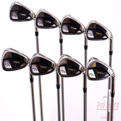Callaway Rogue ST Max Iron Set 4-PW AW Aerotech SteelFiber fc90 Graphite Regular Right Handed 38.0in