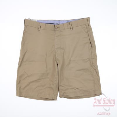 New Mens Peter Millar Shorts 36 Tan MSRP $85