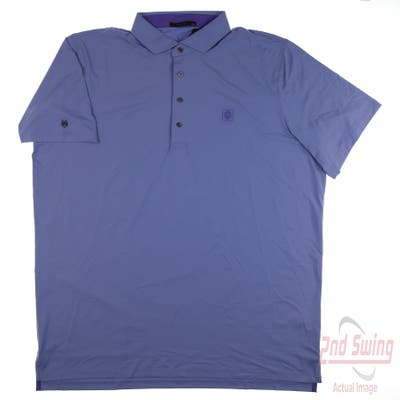 New W/ Logo Mens Greyson Golf Polo XX-Large XXL Purple MSRP $98