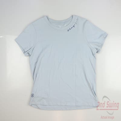 New Womens G-Fore T-Shirt Large L Blue MSRP $60