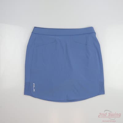 New Womens Ralph Lauren RLX Skort Large L Blue MSRP $128