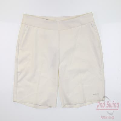 New Womens Cutter & Buck Annika Shorts Large L White MSRP $65