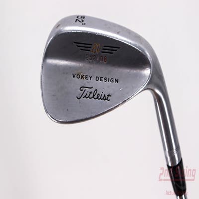 Titleist Vokey Chrome 200 Wedge Gap GW 52° 8 Deg Bounce True Temper Dynamic Gold Steel Wedge Flex Right Handed 36.5in