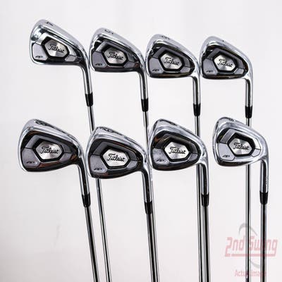 Titleist 718 AP3 Iron Set 4-PW AW True Temper AMT Black S300 Steel Stiff Right Handed 38.25in