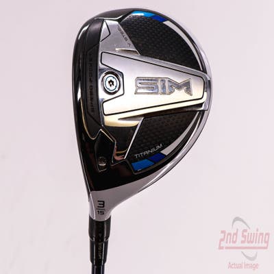 TaylorMade SIM Ti Fairway Wood 3 Wood 3W 15° Fujikura Ventus Blue VC 7 Graphite X-Stiff Left Handed 43.0in