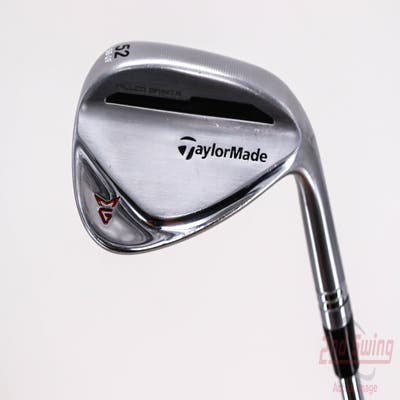 TaylorMade Milled Grind 2 Chrome Wedge Gap GW 52° 9 Deg Bounce Stock Steel Shaft Steel Wedge Flex Right Handed 35.75in