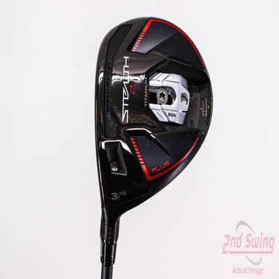 TaylorMade Stealth 2 Plus Fairway Wood 3 Wood 3W 15° PX HZRDUS Smoke Green 60 Graphite X-Stiff Left Handed 42.5in