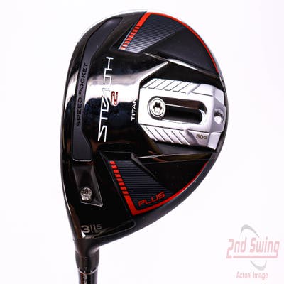 TaylorMade Stealth 2 Plus Fairway Wood 3 Wood 3W 15° Mitsubishi Kai'li White 70 Graphite X-Stiff Left Handed 43.5in