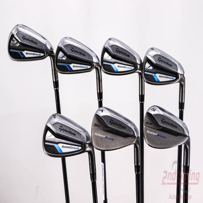 TaylorMade Speedblade Iron Set 6-PW AW SW TM Velox-T Graphite Graphite Regular Right Handed 40.25in