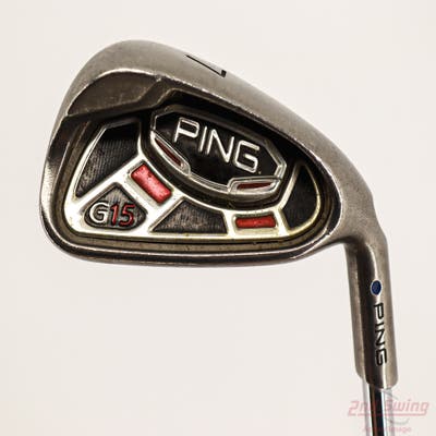 Ping G15 Single Iron 7 Iron Ping AWT Steel Regular Right Handed Blue Dot 37.25in