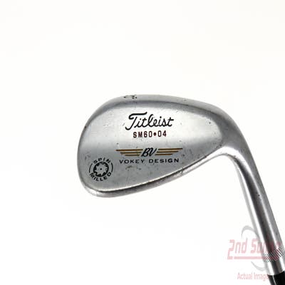 Titleist 2009 Vokey Spin Milled Chrome Wedge Lob LW 60° 4 Deg Bounce True Temper Dynamic Gold Steel Wedge Flex Right Handed 35.0in