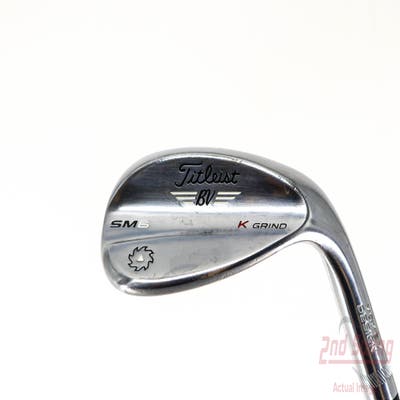 Titleist Vokey SM6 Tour Chrome Wedge Lob LW 58° 12 Deg Bounce K Grind SM6 BV Steel Wedge Flex Right Handed 35.0in