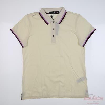 New Womens Ralph Lauren RLX Polo Small S Cream MSRP $117