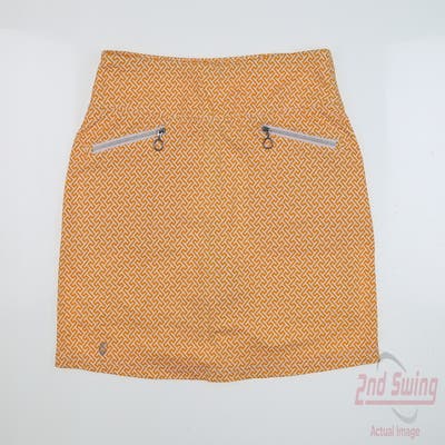 New Womens GG BLUE Skort Small S Yellow MSRP $113