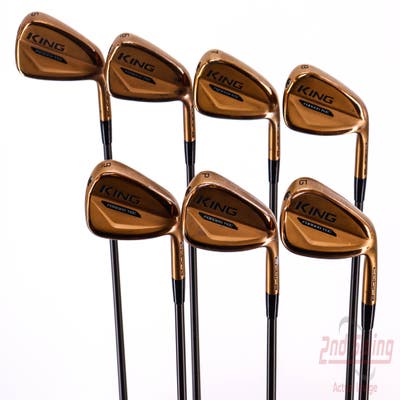 Cobra KING Forged Tec Copper Iron Set 5-PW GW UST Mamiya Recoil 780 Black Graphite Regular Right Handed 39.0in