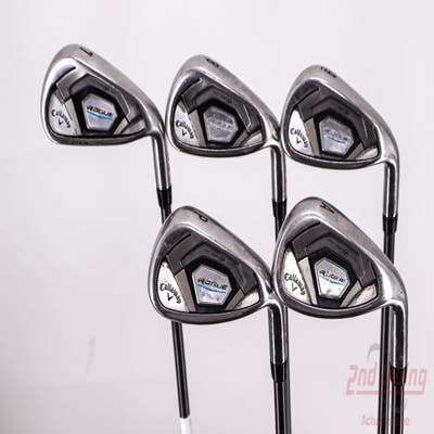 Callaway Rogue Iron Set 7-PW AW Aldila Synergy Blue 60 Graphite Senior Right Handed 37.25in