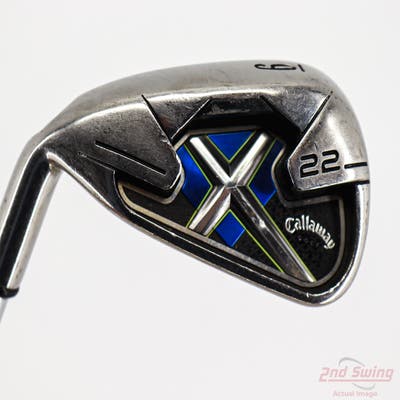 Callaway X-22 Single Iron 6 Iron Callaway X Steel Steel Uniflex Left Handed 37.5in