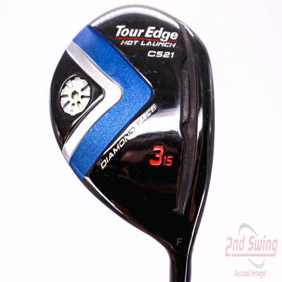 Tour Edge Hot Launch C521 Fairway Wood 3 Wood 3W 15° Aldila Rogue Black 60 Graphite Stiff Right Handed 43.25in