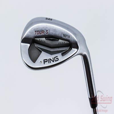 Ping Tour-S Chrome Wedge Lob LW 58° 10 Deg Bounce FST KBS Tour Steel Regular Right Handed Silver Dot 34.75in