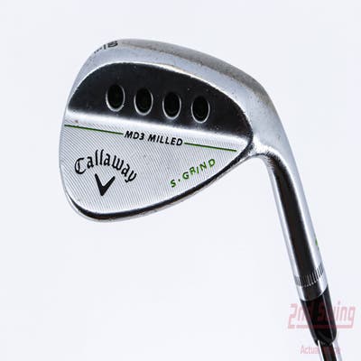 Callaway MD3 Milled Chrome S-Grind Wedge Lob LW 60° 9 Deg Bounce S Grind True Temper Steel Wedge Flex Right Handed 35.0in