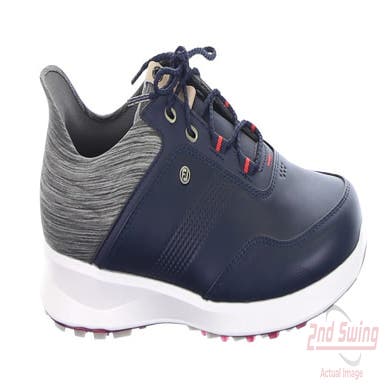New Mens Golf Shoe Footjoy Stratos Medium 10.5 Navy MSRP $200 50079