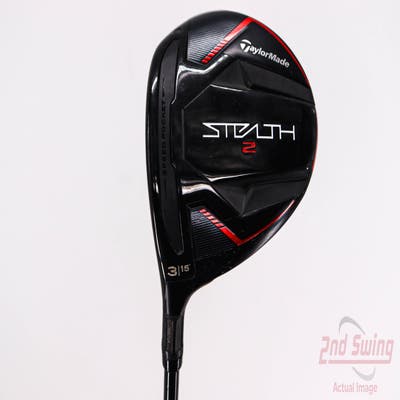 TaylorMade Stealth 2 Fairway Wood 3 Wood 3W 15° Fujikura Ventus Red TR 6 Graphite Stiff Left Handed 43.5in