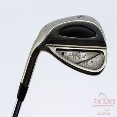 Ping Tour Wedge Sand SW 56° Stock Steel Shaft Steel Wedge Flex Left Handed Black Dot 35.75in