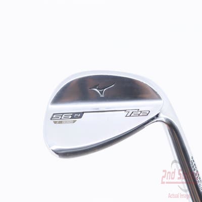 Mizuno T22 Satin Chrome Wedge Sand SW 56° 14 Deg Bounce S Grind Dynamic Gold Tour Issue S400 Steel Stiff Right Handed 35.5in