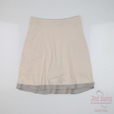 New Womens Peter Millar Skort Small S Ivory MSRP $120