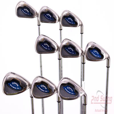 Callaway X-16 Iron Set 3-PW SW Callaway Stock Steel Steel Uniflex Right Handed 38.0in