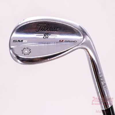 Titleist Vokey SM6 Tour Chrome Wedge Lob LW 60° 8 Deg Bounce M Grind SM6 BV Steel Wedge Flex Right Handed 35.0in