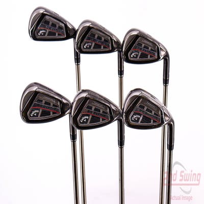 Callaway Big Bertha OS Iron Set 6-PW AW UST Mamiya Recoil ES 460 Graphite Senior Right Handed 37.5in