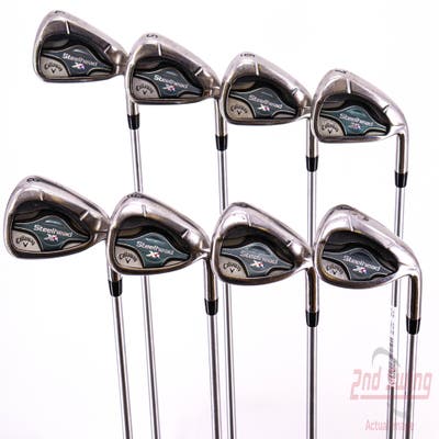 Callaway Steelhead XR Iron Set 4-PW AW FST KBS Tour C-Taper 110 Steel Regular Right Handed 38.0in