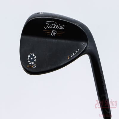 Titleist Vokey SM5 Raw Black Wedge Sand SW 54° 14 Deg Bounce F Grind Titleist SM5 BV Steel Wedge Flex Right Handed 35.25in