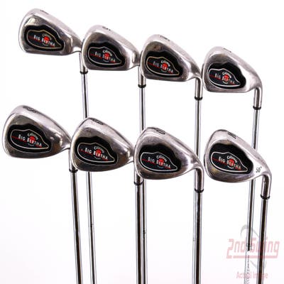 Callaway 2004 Big Bertha Iron Set 4-PW AW Callaway Stock Steel Steel Uniflex Right Handed 38.25in