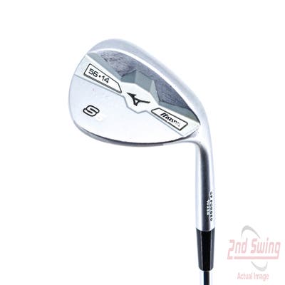 Mizuno S5 White Satin Wedge Sand SW 56° 14 Deg Bounce Stock Steel Shaft Steel Wedge Flex Right Handed 35.5in