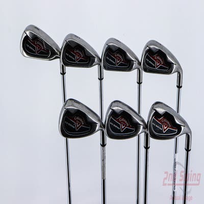 Callaway 2006 Big Bertha Iron Set 4-PW Callaway Big Bertha Steel Steel Uniflex Right Handed 37.75in